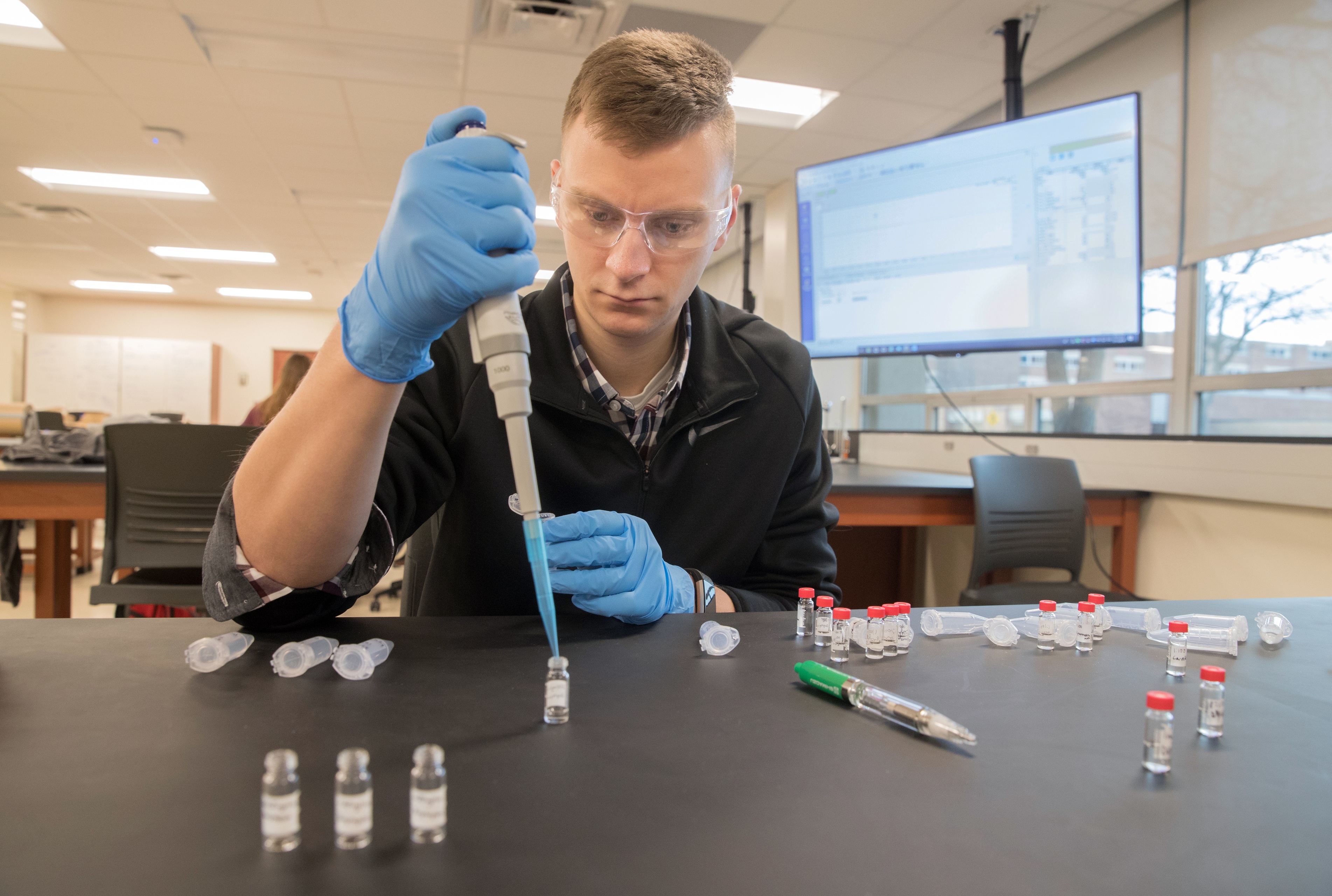 Student-in-Forensics-Lab