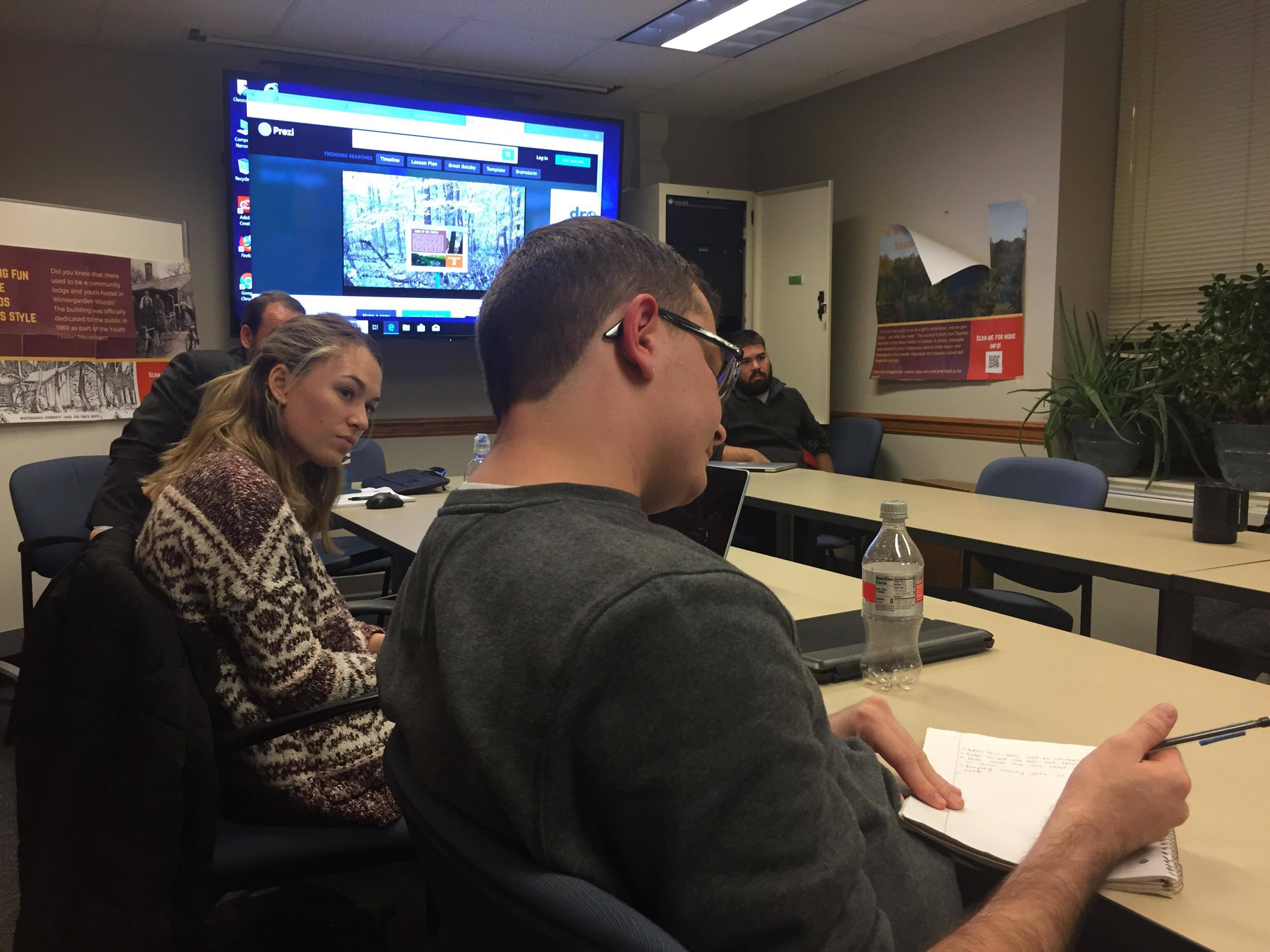 Students in History class