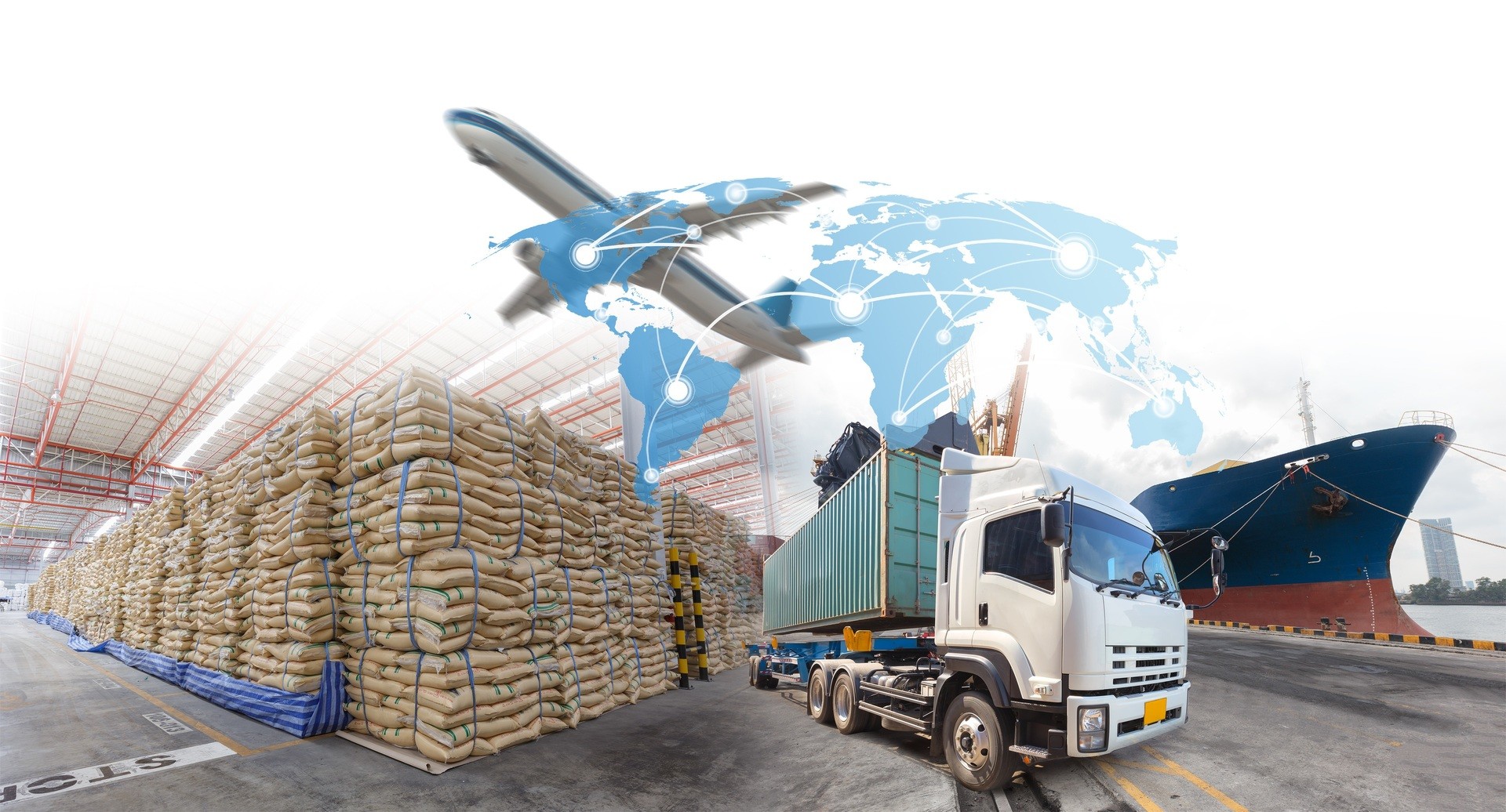 Logistics systems for import export business.