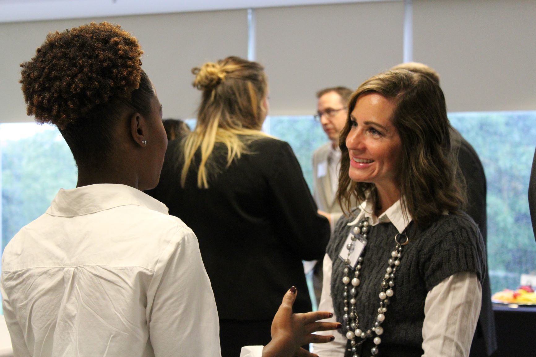 students networking