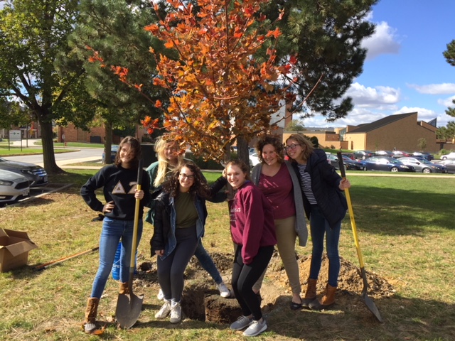Earth Week Tree Planting with DZ