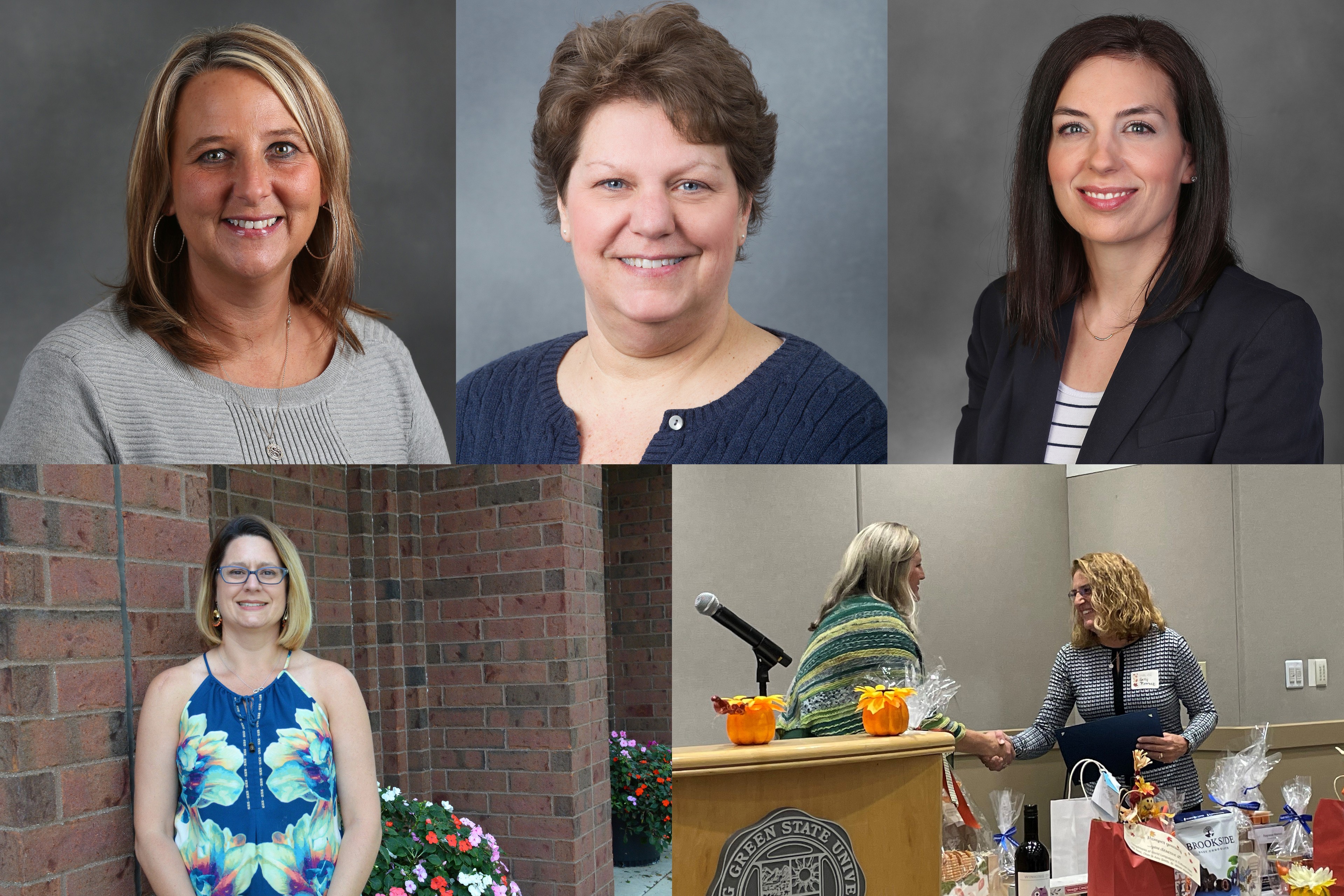 Christina Guinsler-forensic science; Sue Wax-psychology; Danielle Burkin-English; Sally Pietrasz-photochemical sciences; Sherry Pickerel-SMC