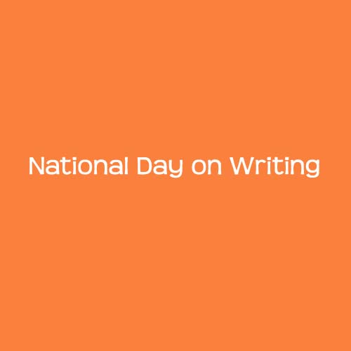 National Day on Writing