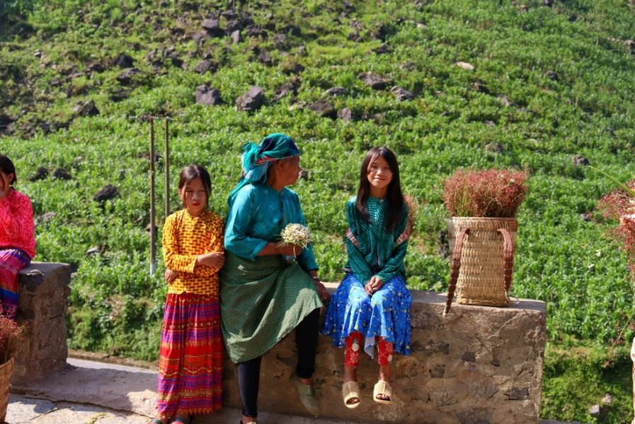 Local villagers in Vietnam