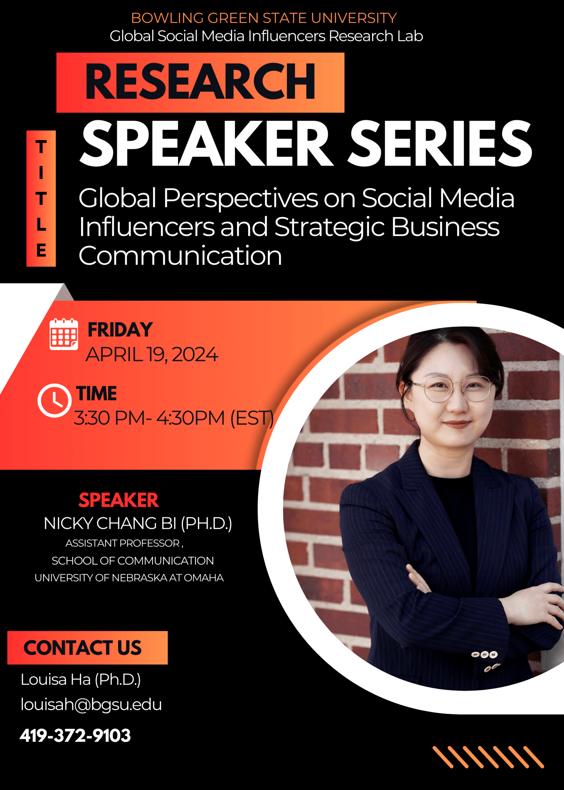 Orange Teal Modern Business Webinar Poster - 1