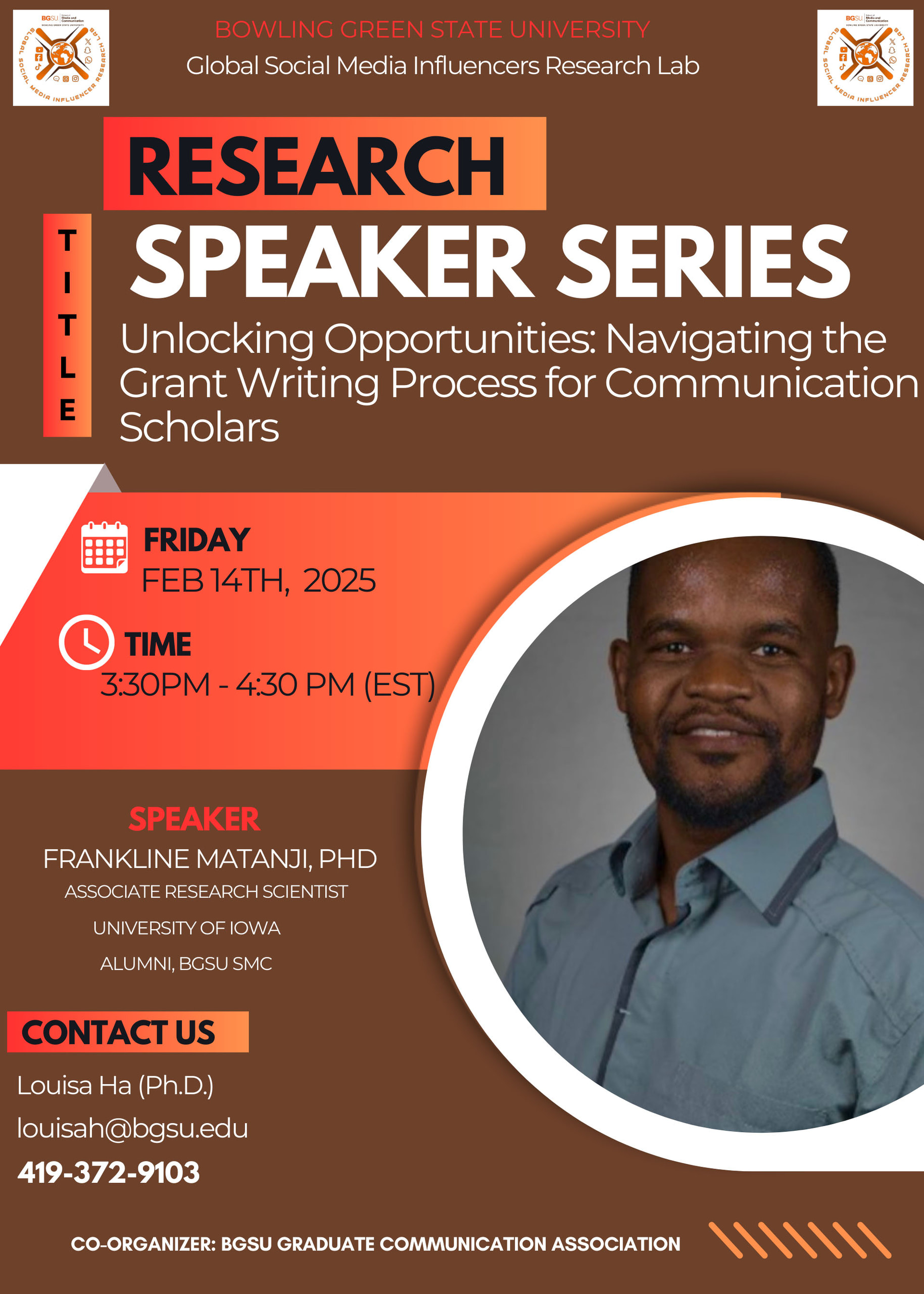 Orange Teal Modern Business Webinar Poster - 1