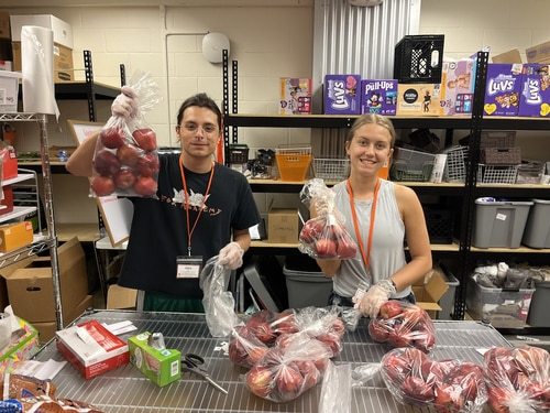repackaging apples