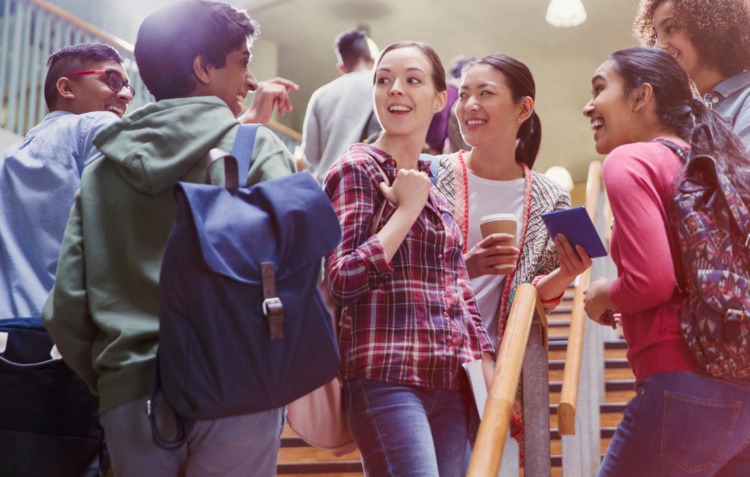 Students gather in the BTSU engaged in an activity.