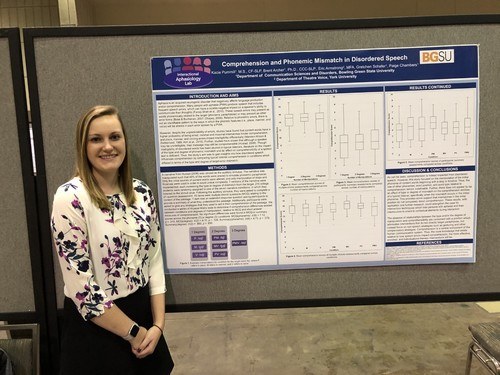 Kacie Pummill presenting at the 2019 ASHA Convention