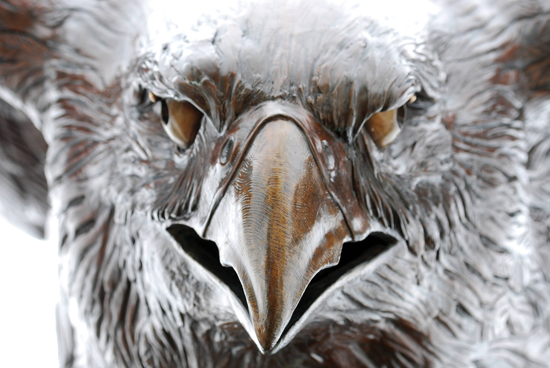 Falcon Sculpture at BGSU