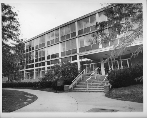 West Hall, 1974. Previous home to School of Music.