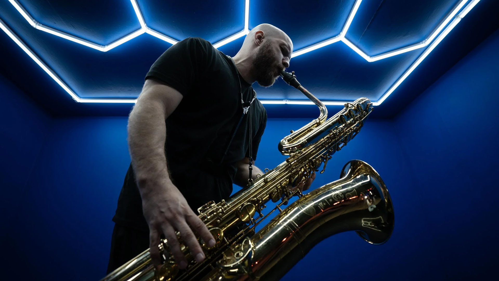 Saxophonist Nick Zoulek (DMA '19)