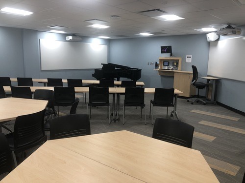 Classrooms are equipped with state-of-the-art technology