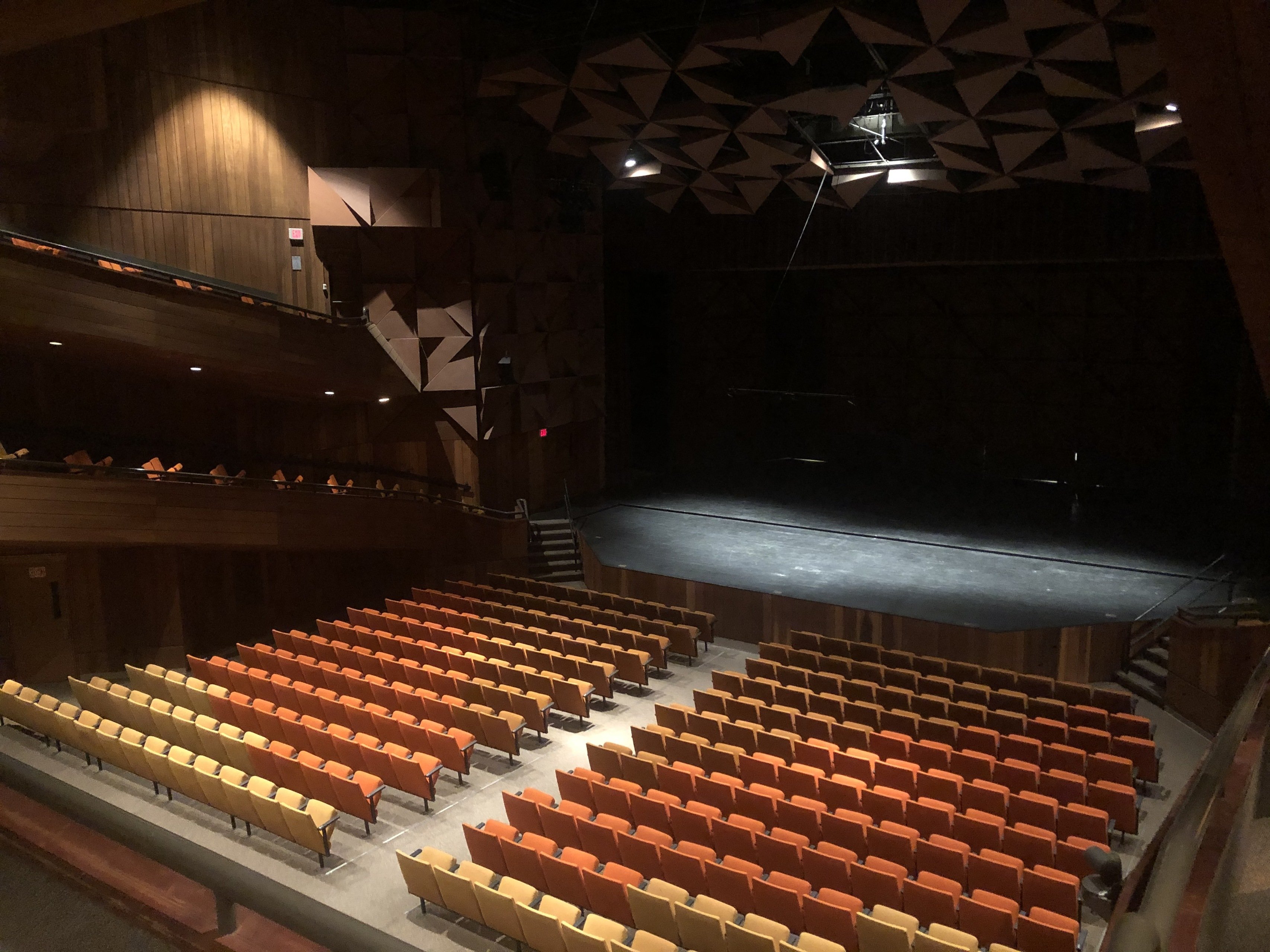 The large concert hall houses major concerts and performances