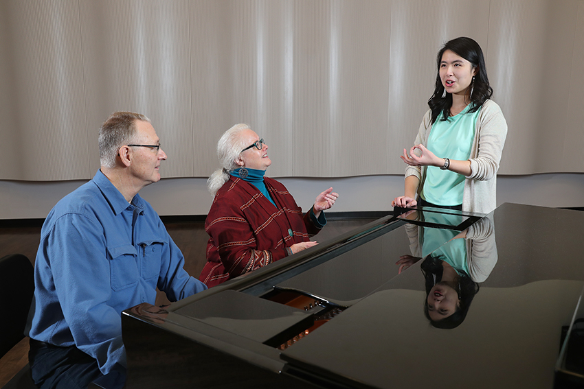 rystal Lau (right) are Ronald Scherer and Jane Schoonmaker Rodgers