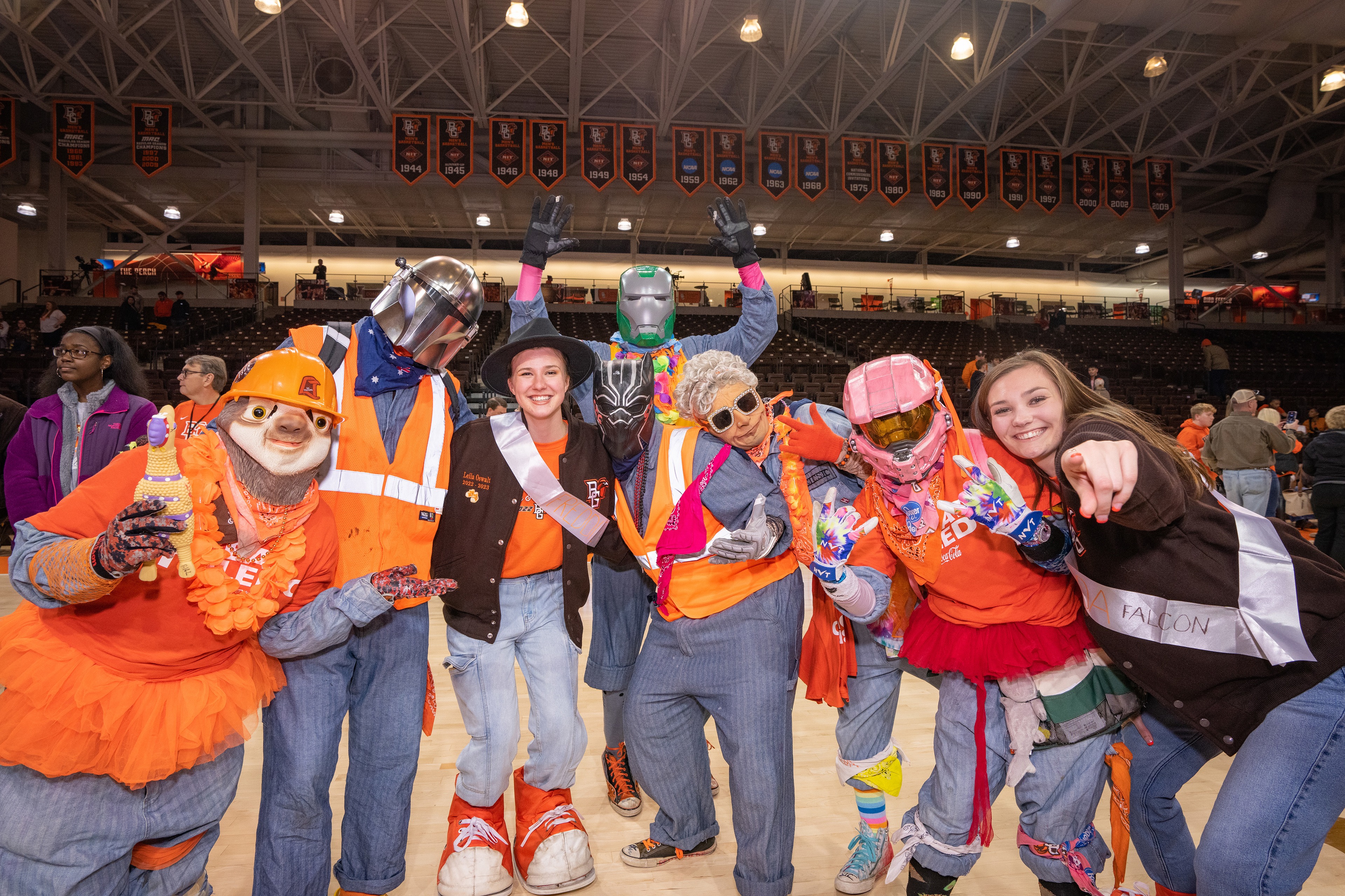 BGSU mascots and SICSIC members
