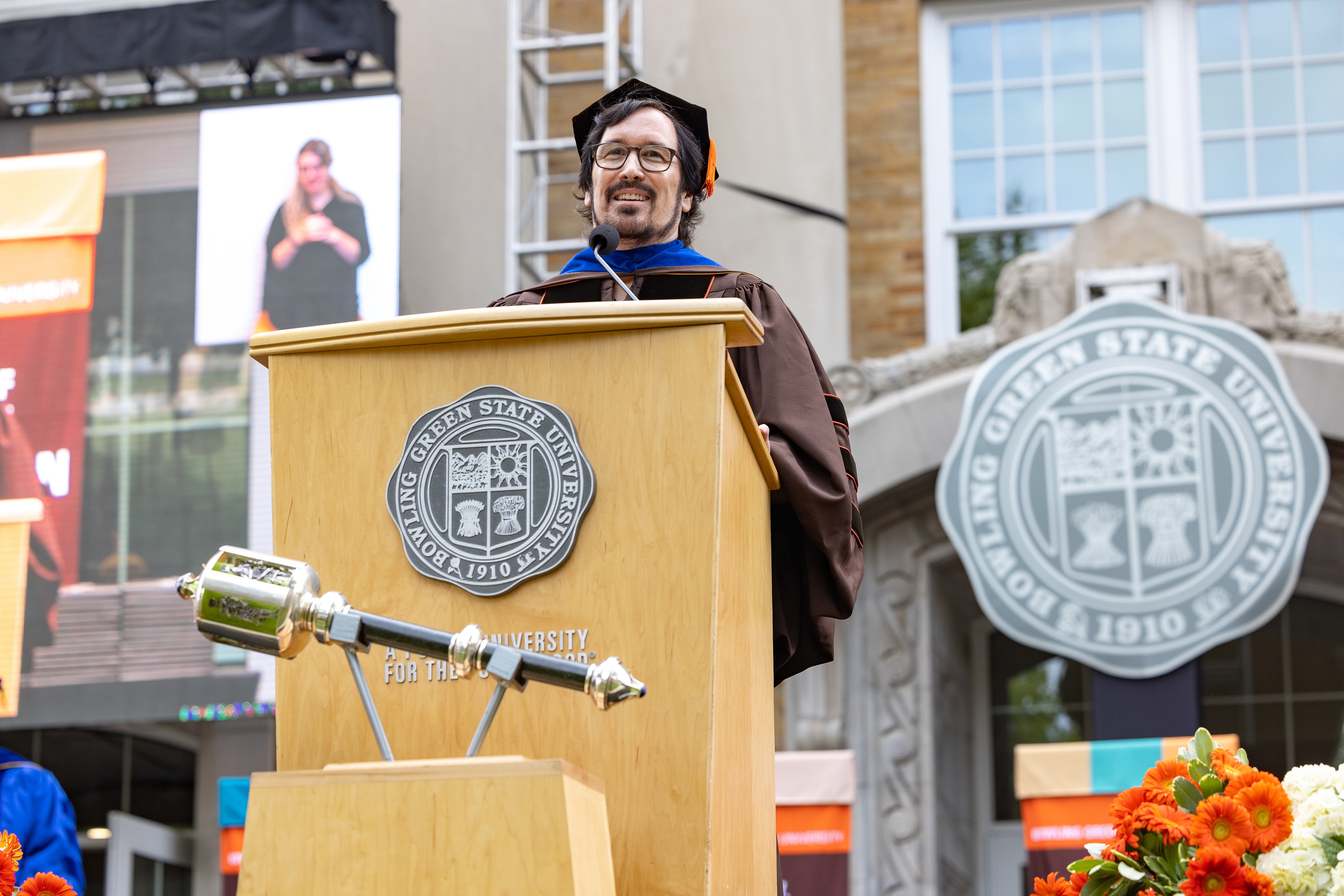 Honorary doctorate recipient Wiley Blevins 