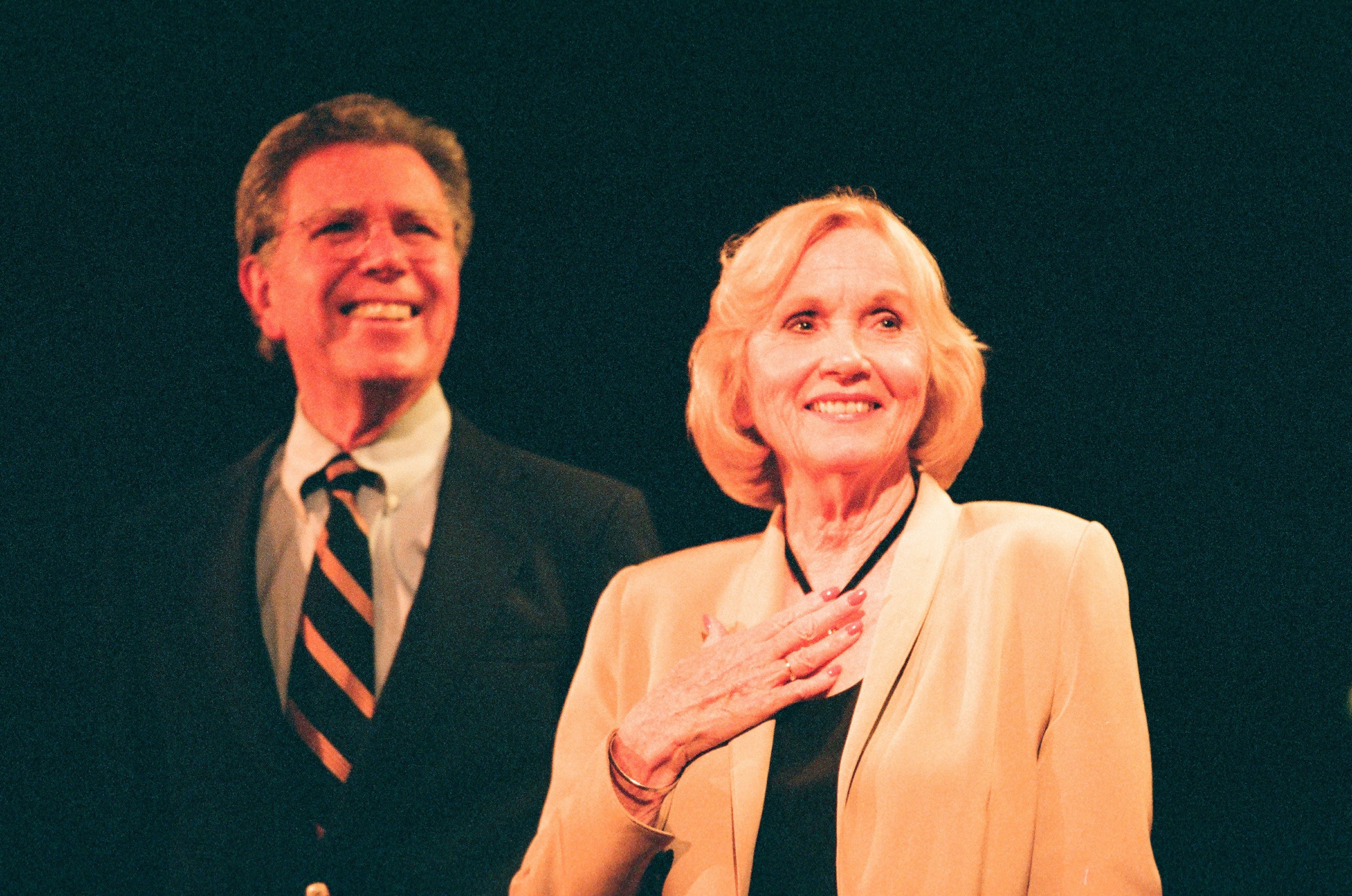 Jeffrey Hayden and Eva Marie Saint 