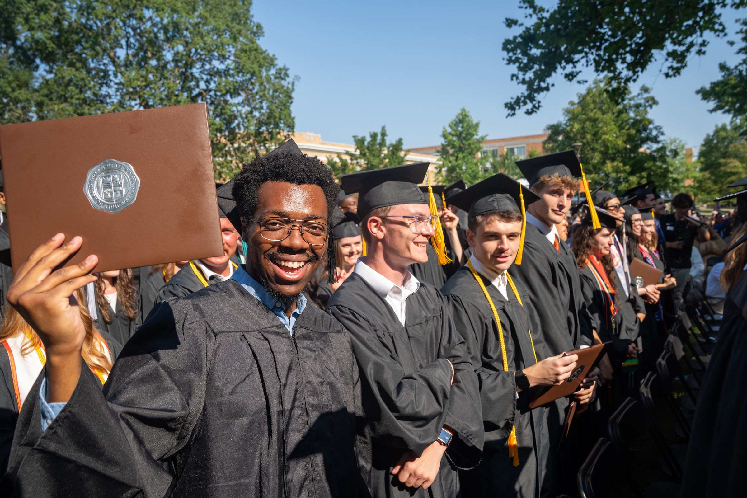 BGSU graduates celebrate during 2025 Summer Commencement