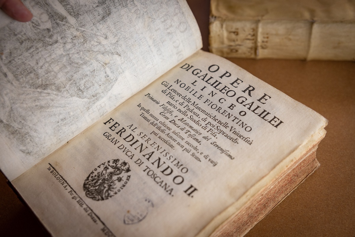  A book is laid open on a table