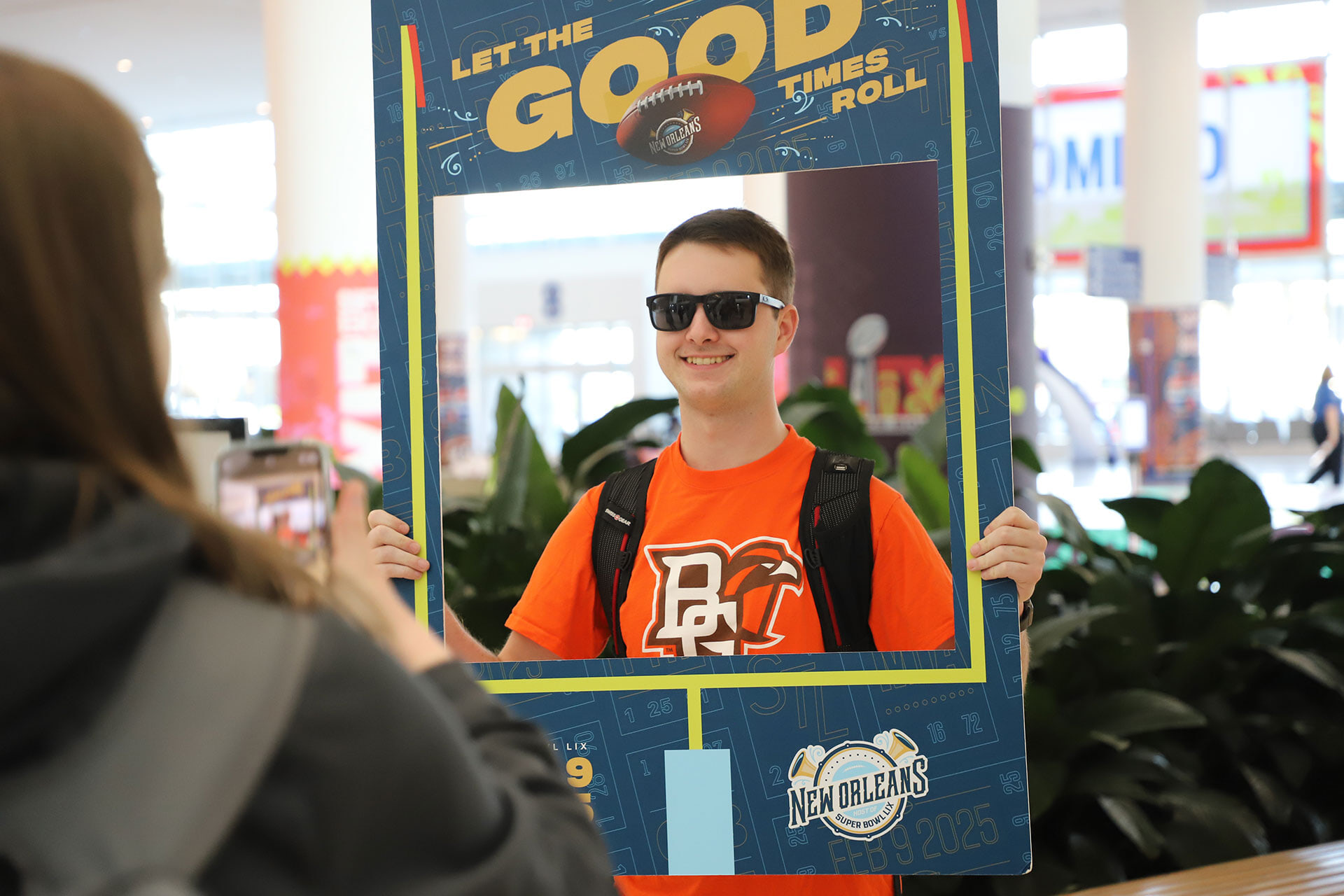 A person poses for a picture.