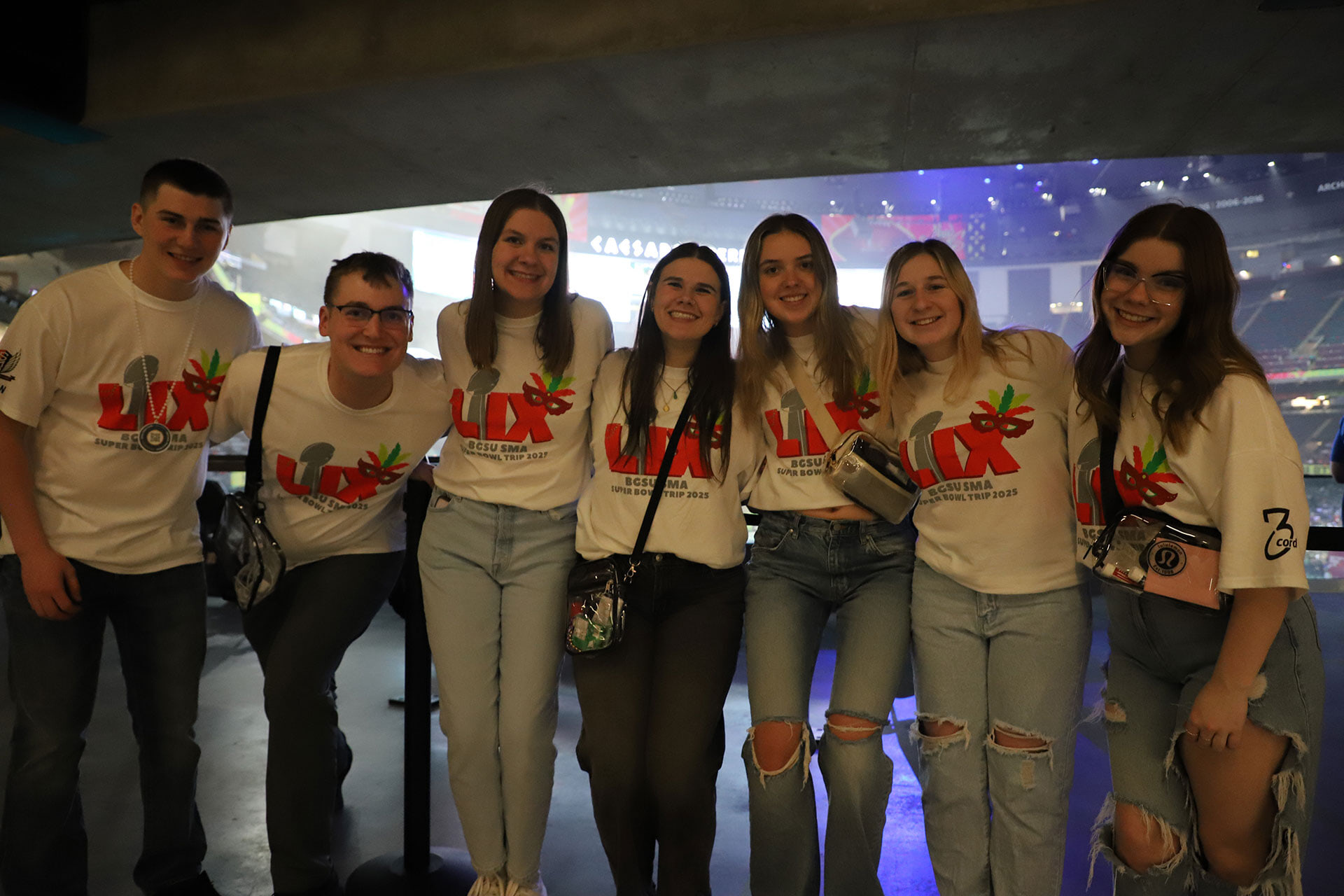 Students pose for a photo