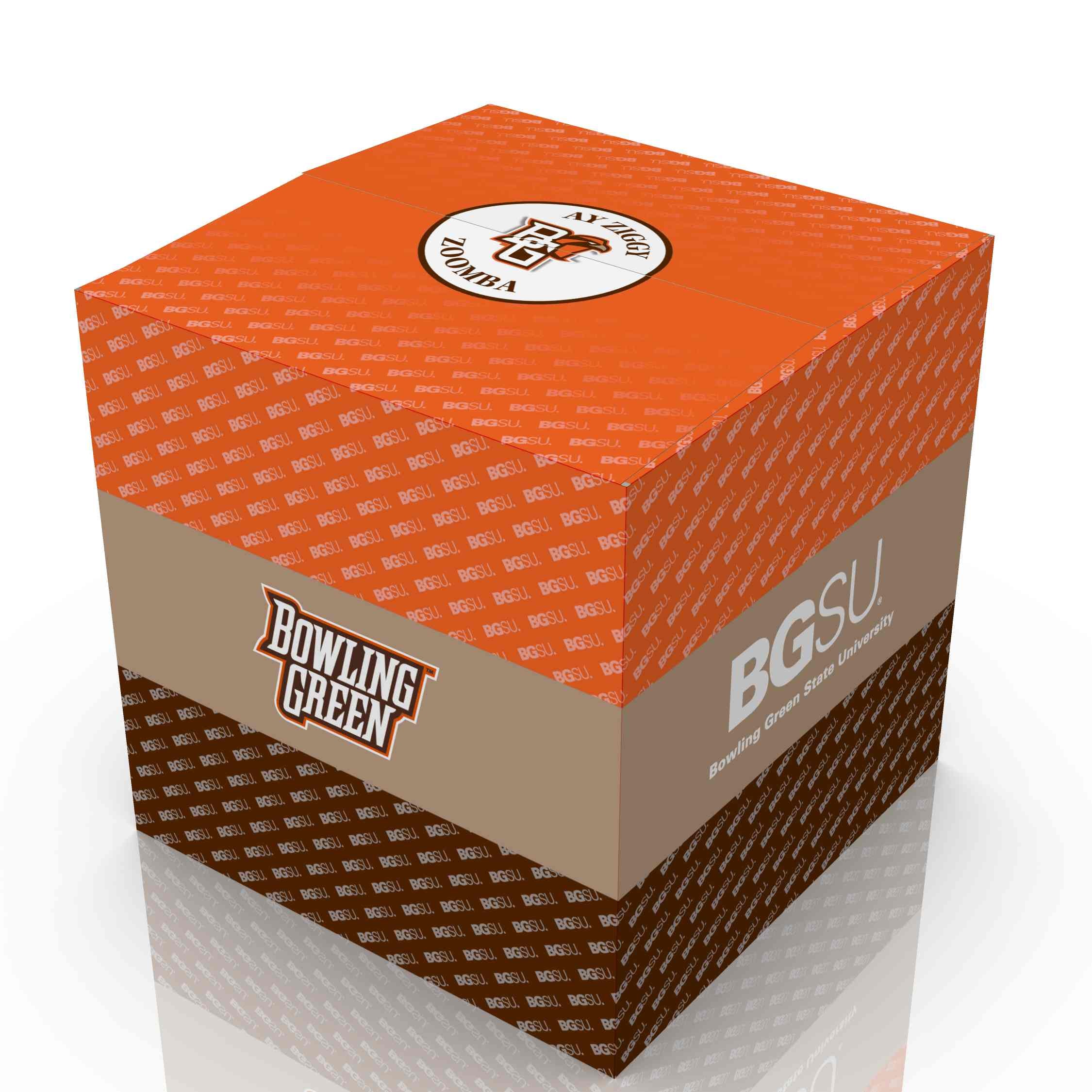3D images of a Bowling Green-branded box