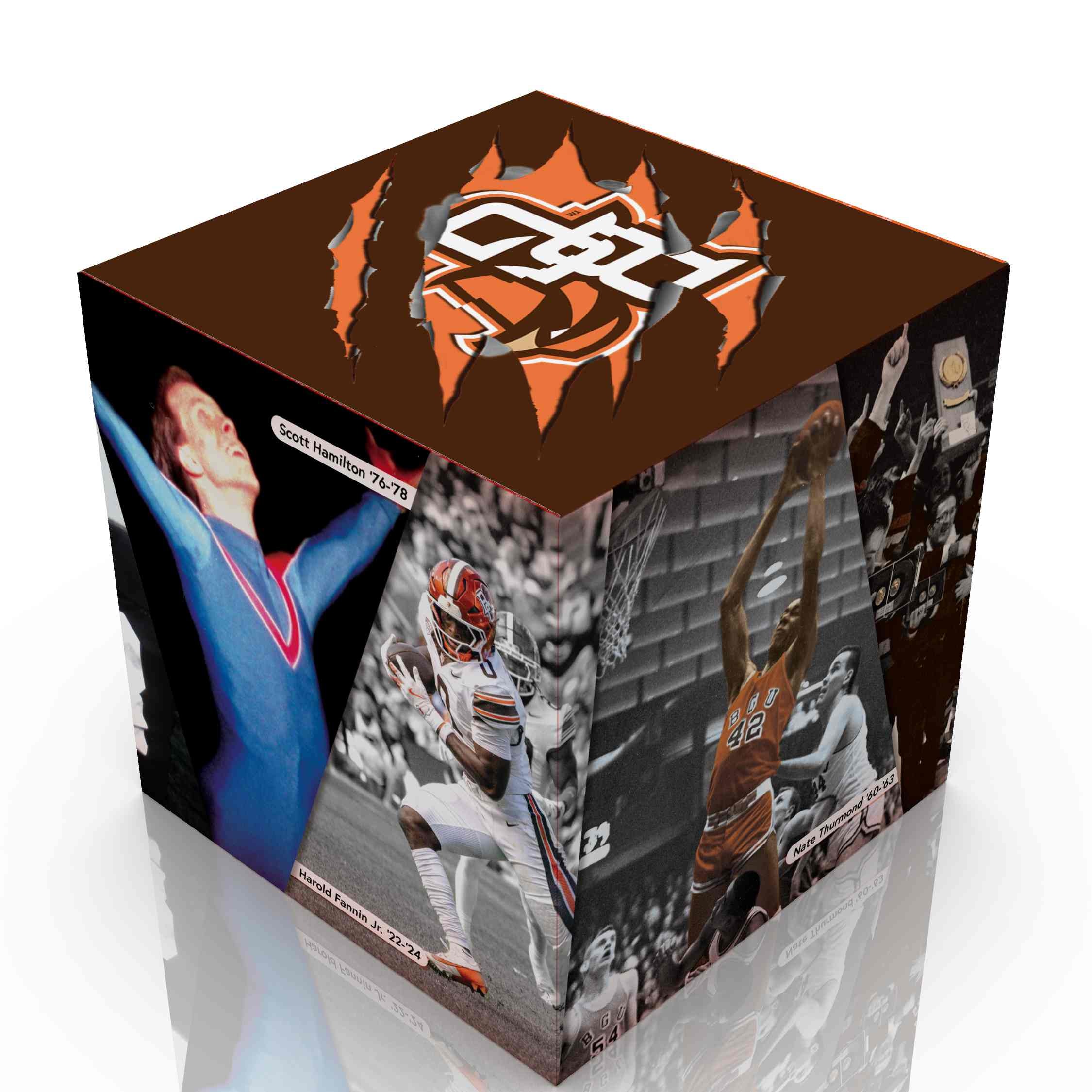 3D images of a Bowling Green-branded box