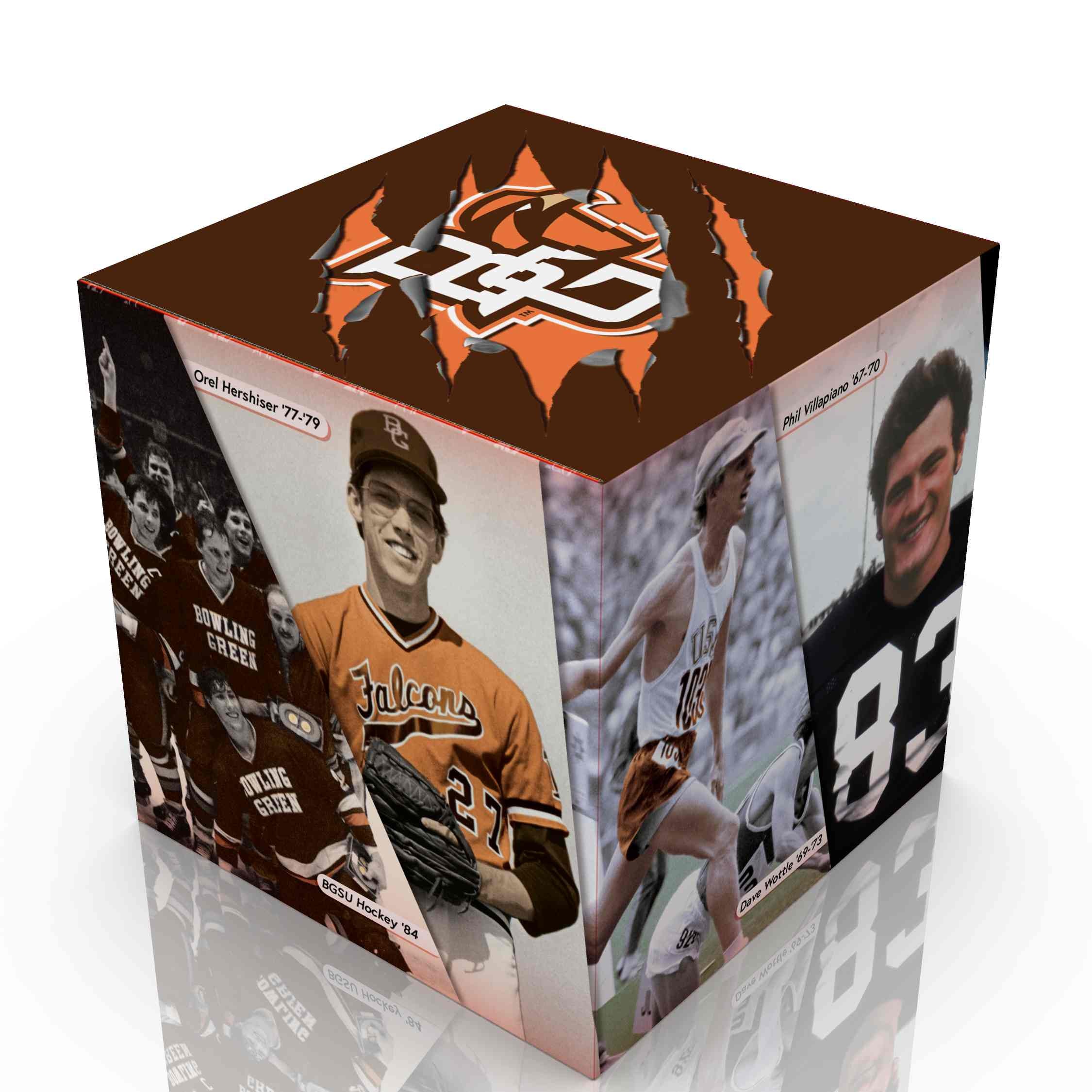 3D images of a Bowling Green-branded box
