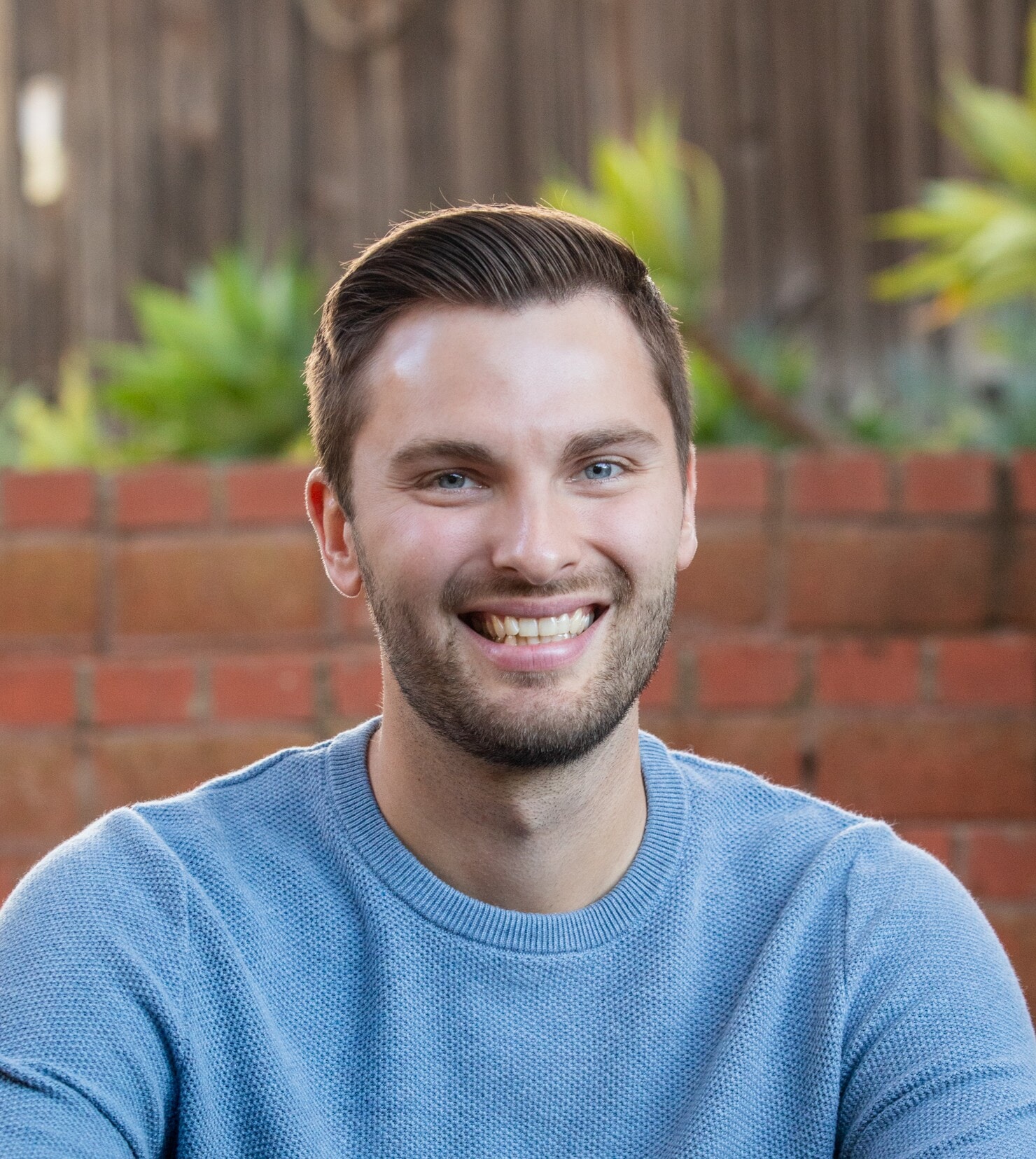 A man poses for a picture