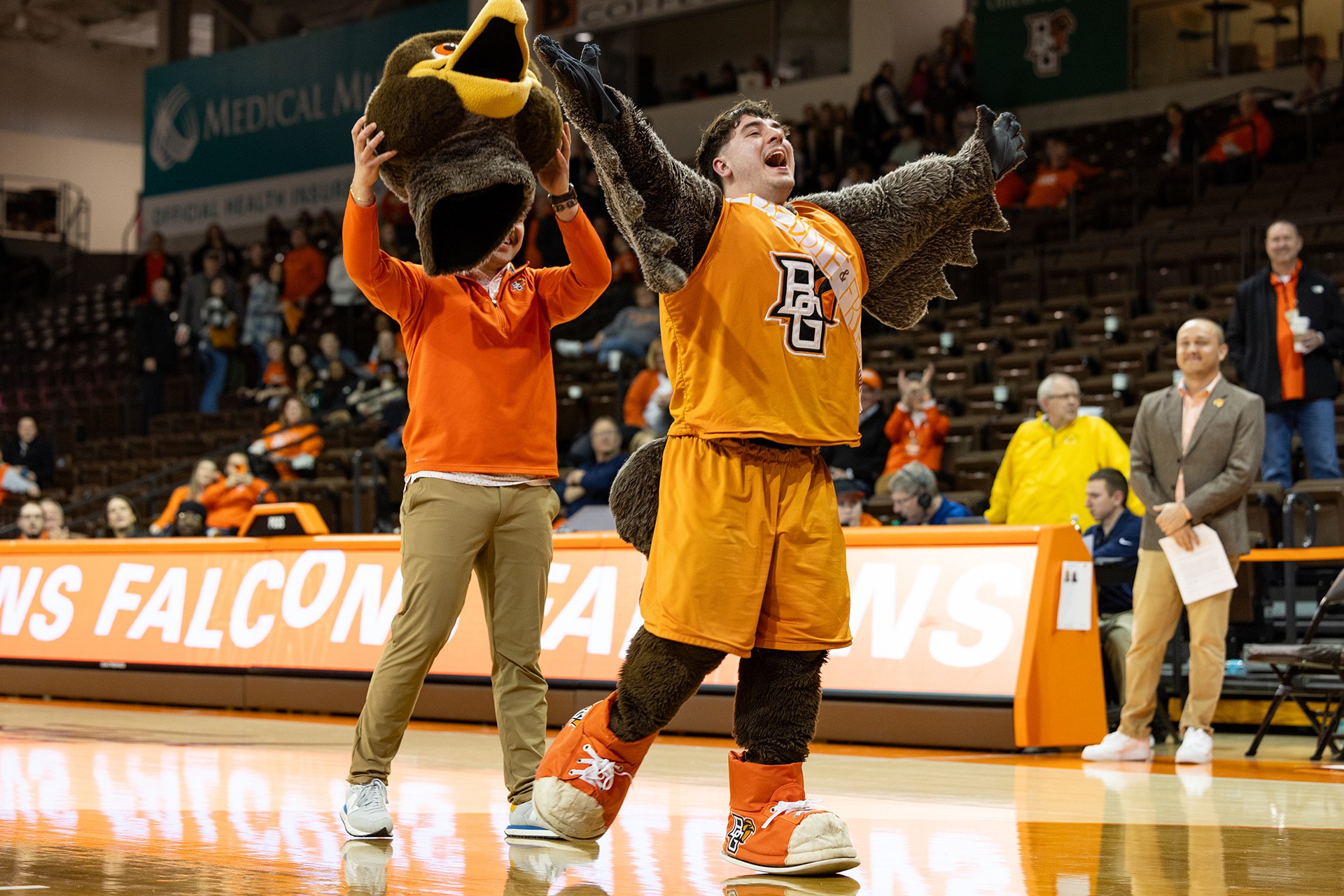 A person is revealed as Freddie Falcon.