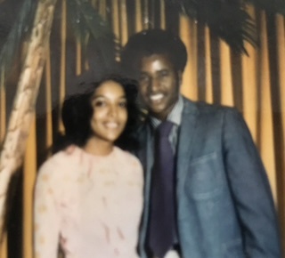 Clarence and Monet Daniels early in their relationship