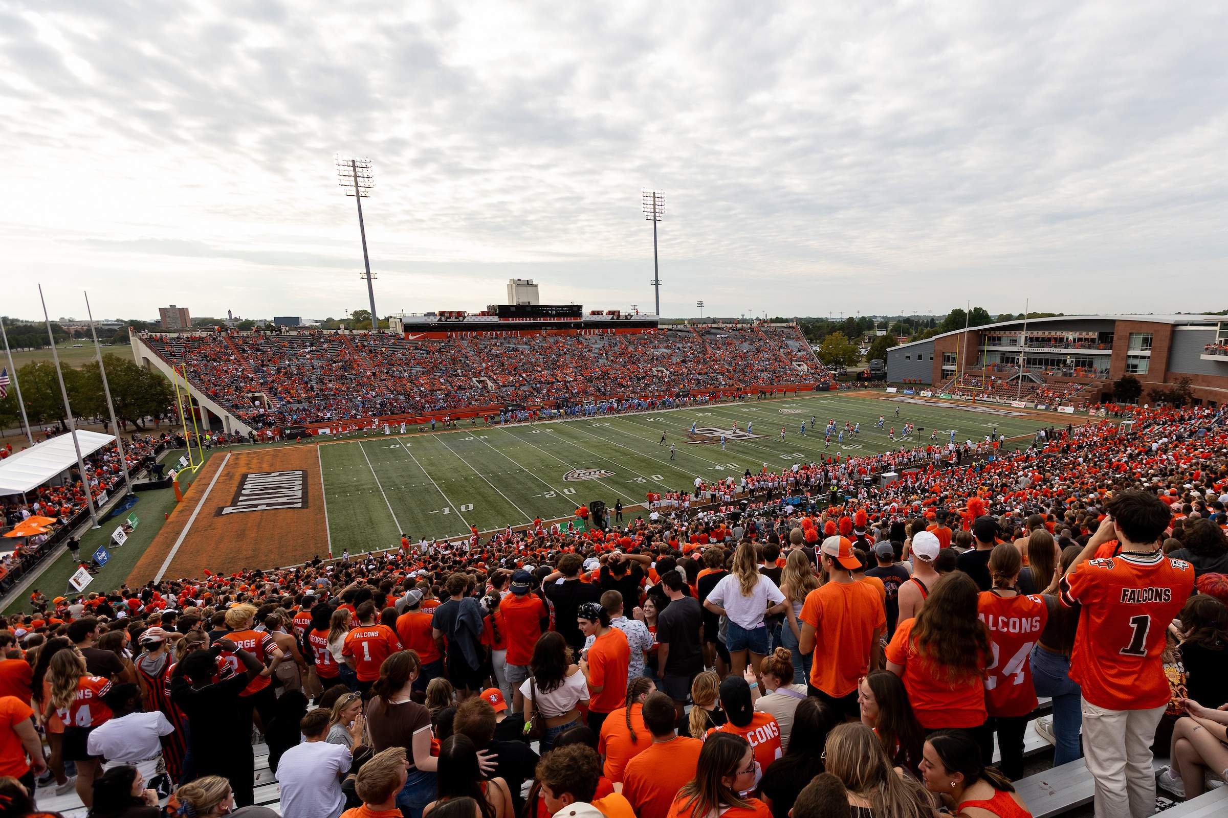 Doyt L. Perry Stadium was packed for the BGSU Homecoming football game
