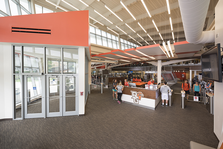 BGSU Student Recreation Center Welcome Desk