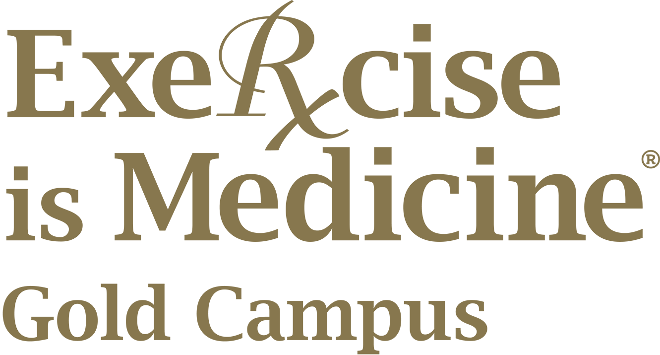Exercise is Medicine Gold Campus Award Graphic