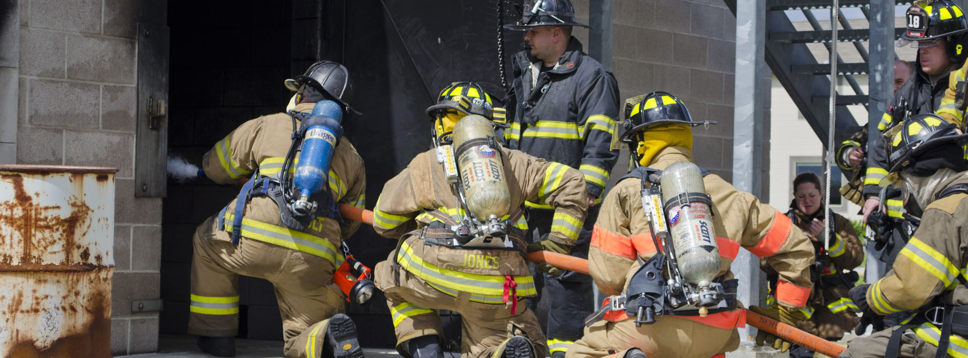 Firefighter on roof 2
