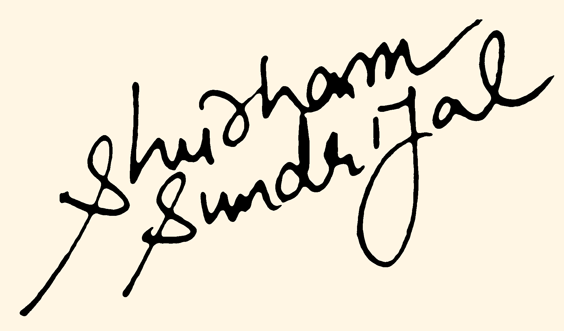 Shubham Sundriyal Signature copy