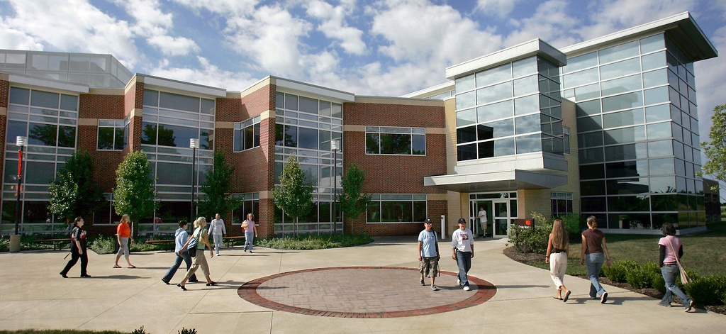 Students on Firelands campus