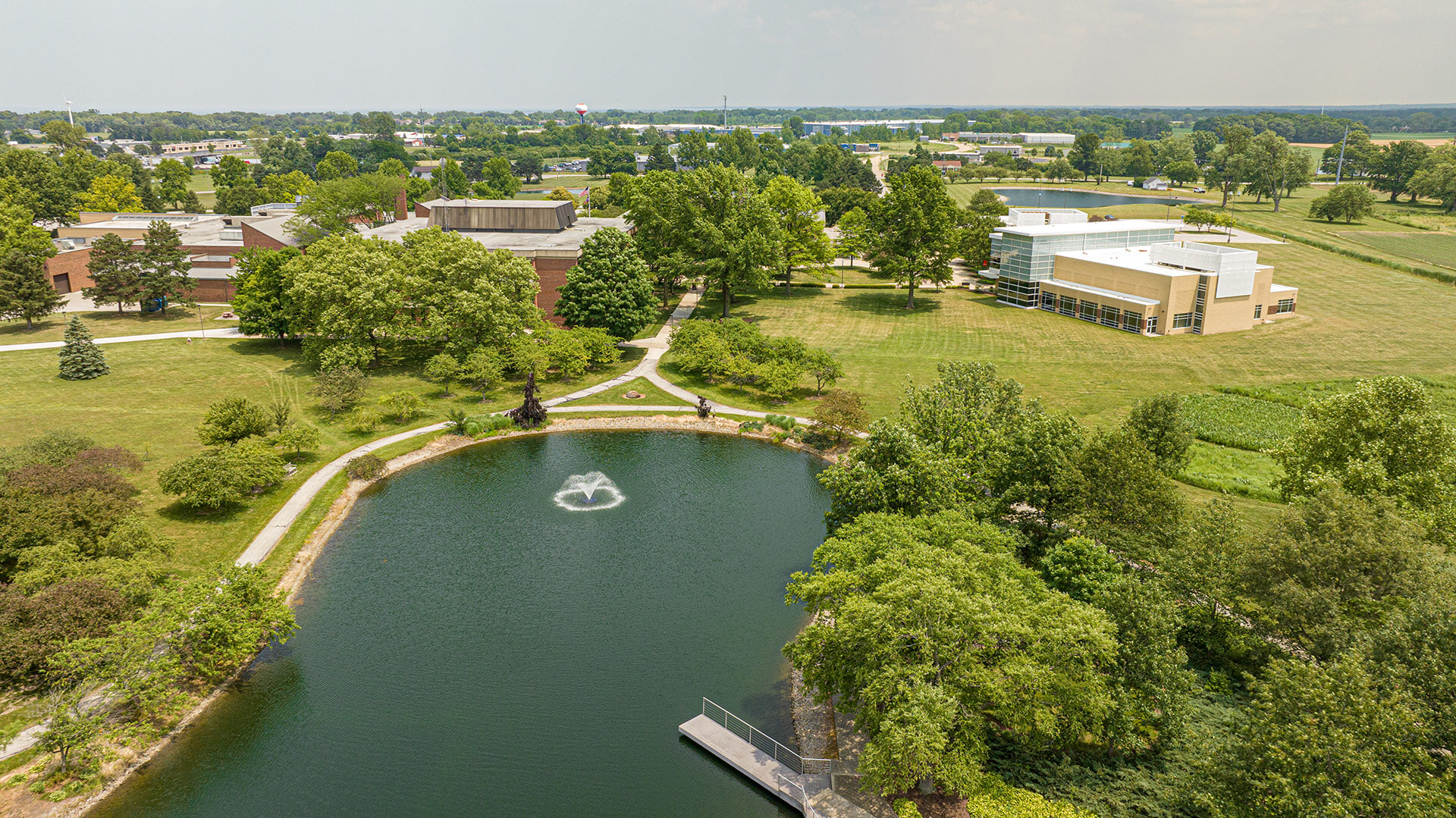 Firelands Campus Drone Photography Summer 2024